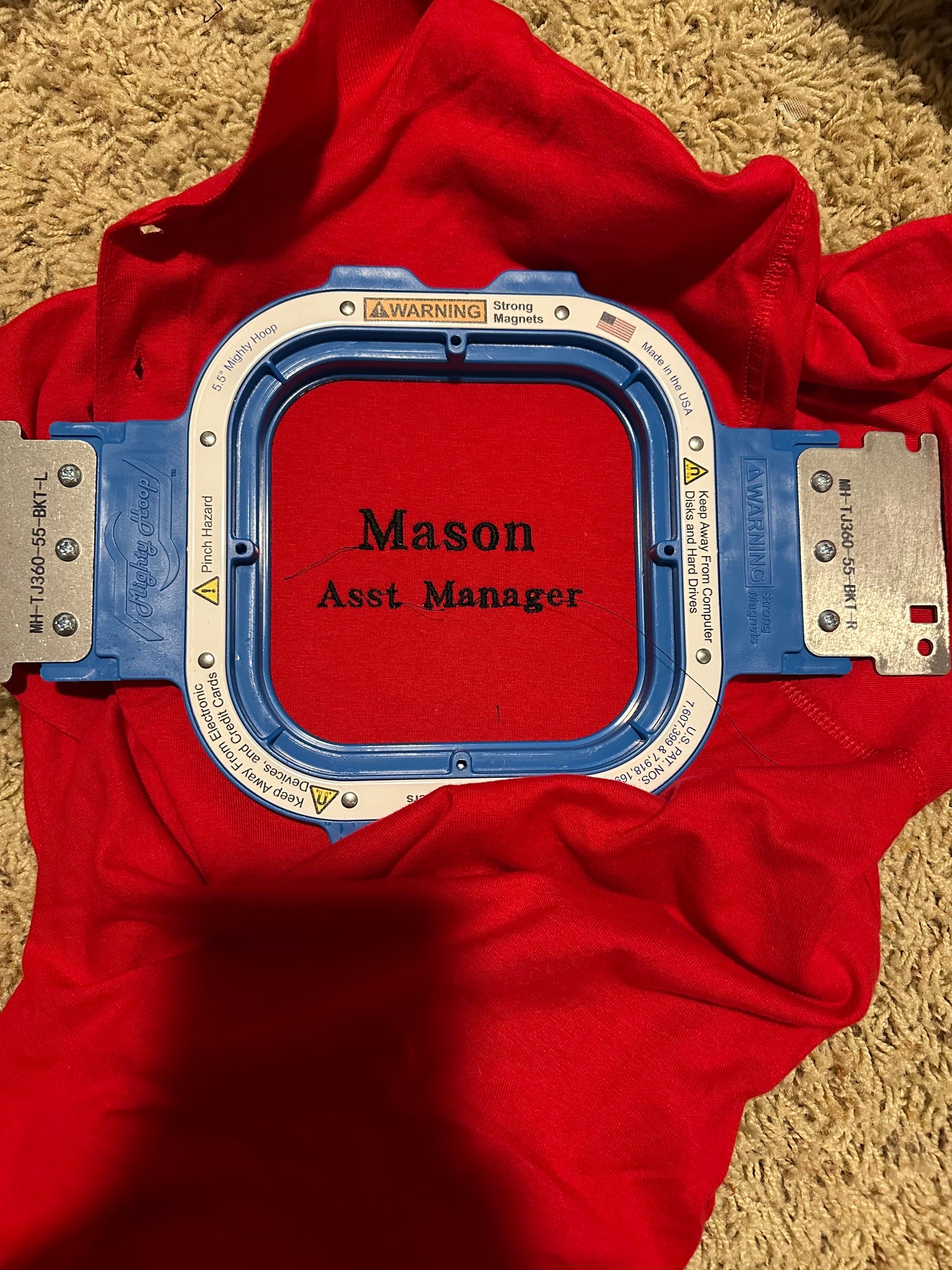 Left Chest Embroidery