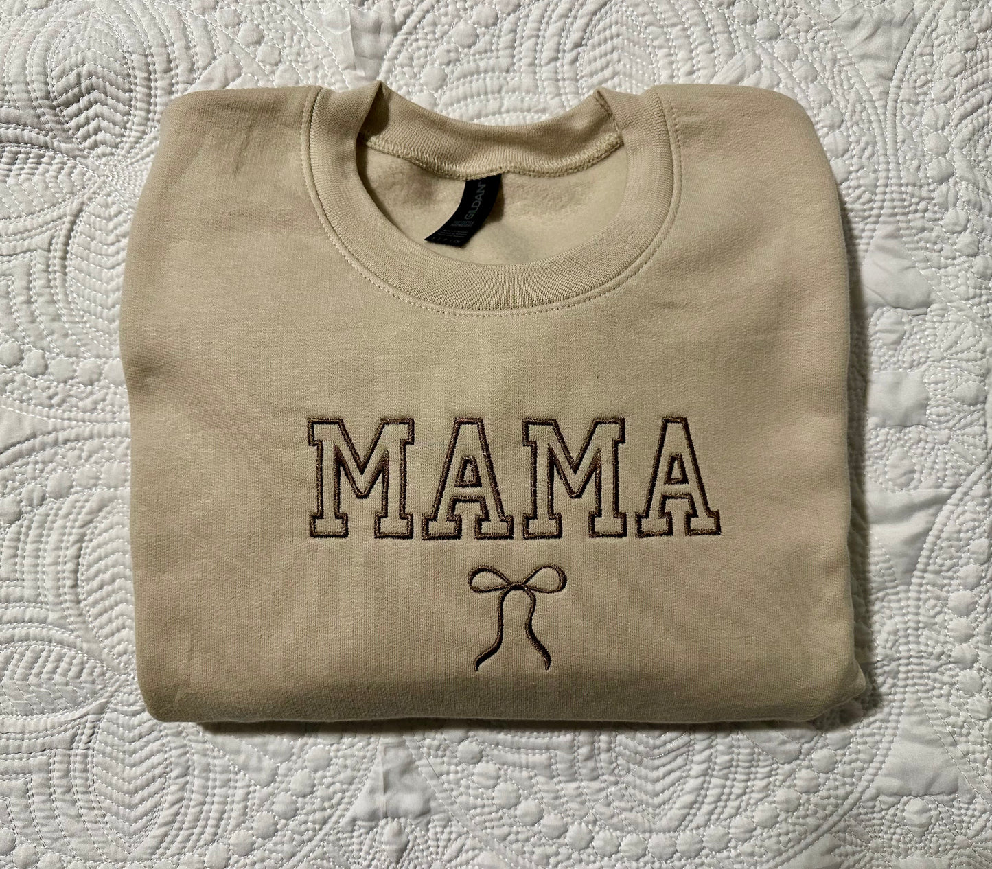 MAMA bow crewneck